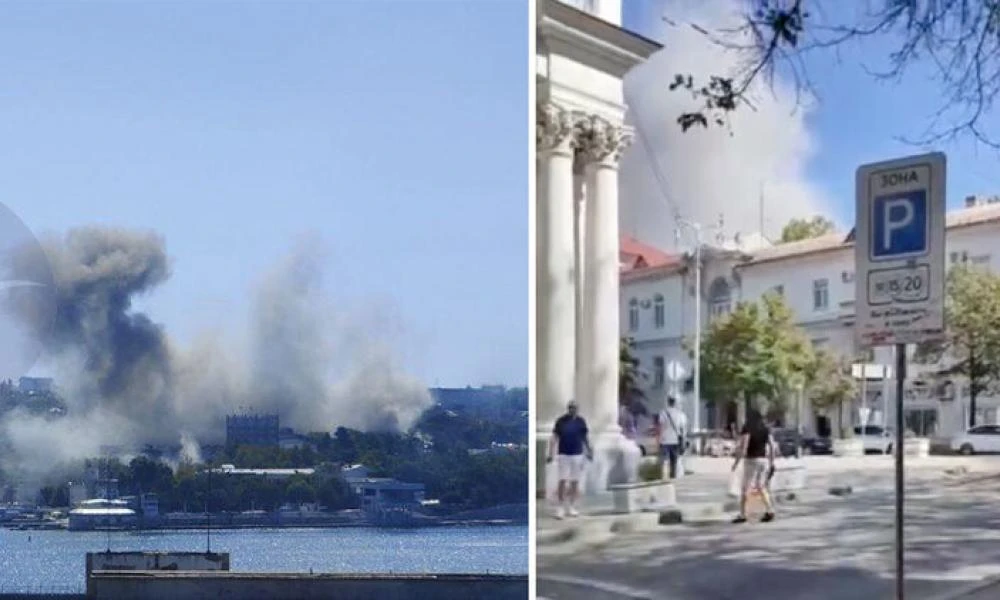 Μόλις Τώρα: Οι Ουκρανοί βομβάρδισαν το ρωσικό διοικητήριο του στόλου της Μ. Θάλασσας στην Σεβαστούπολη-Ασθενοφόρα σπεύδουν στο κέντρο της επίθεσης (Εικόνες & Βίντεο)